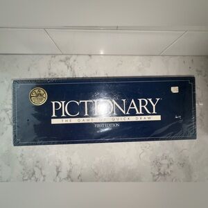 Pictionary First Edition game 1985 edition NWT Factory sealed Charades on paper
